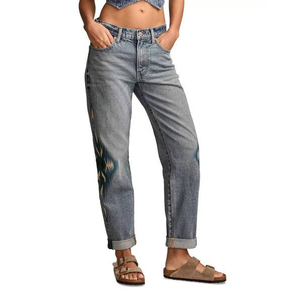 LUCKY BRAND Denim - NEW LUCKY BRAND legend mid-rise boy jeans in blue escape wash